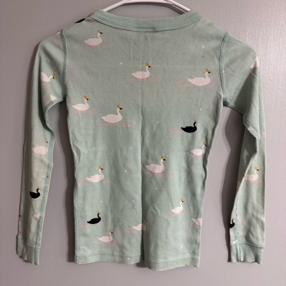 Hanna Andersson Mint Green Long Sleeve Tee Size 8 - Picture 2 of 5